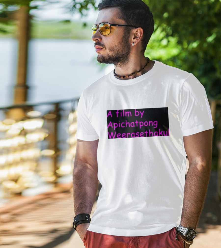 A Film By Apichatpong Weerasethakul Text In Pink T-Shirt
