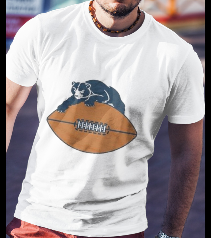 Chicago Bears Vintage Bear And Football Logo 1946 T-Shirt