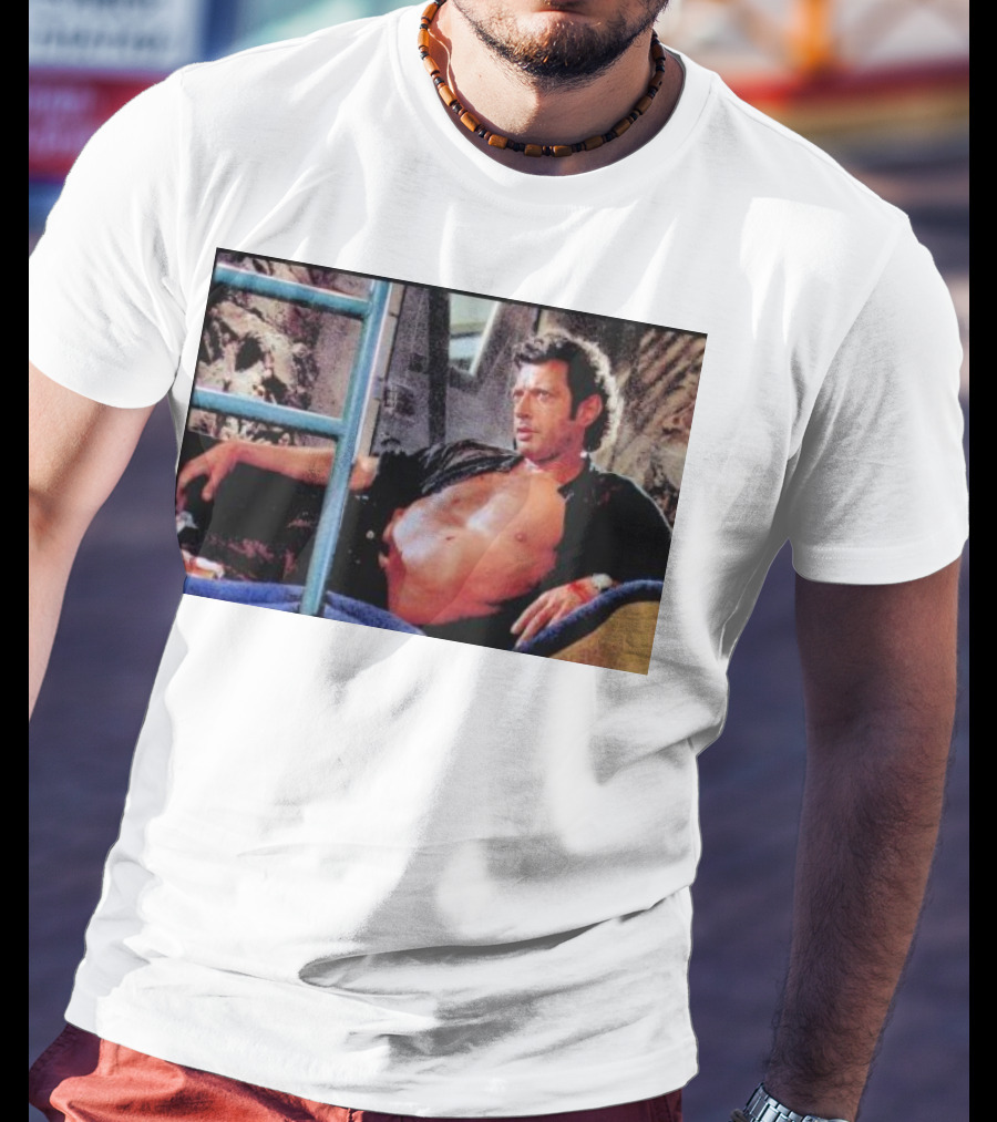 Ian Malcolm Jurassic Park Iconic Scene T-Shirt