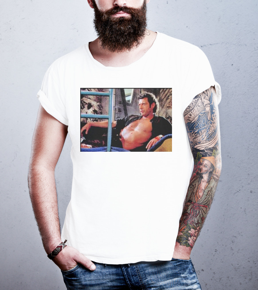 Ian Malcolm Jurassic Park Iconic Scene T-Shirt