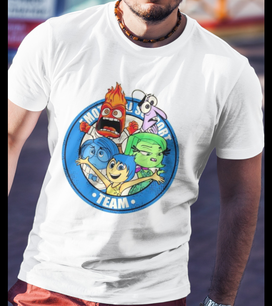 Emotional Support Team Inside Out Characters Riley's Emotions T-Shirt
