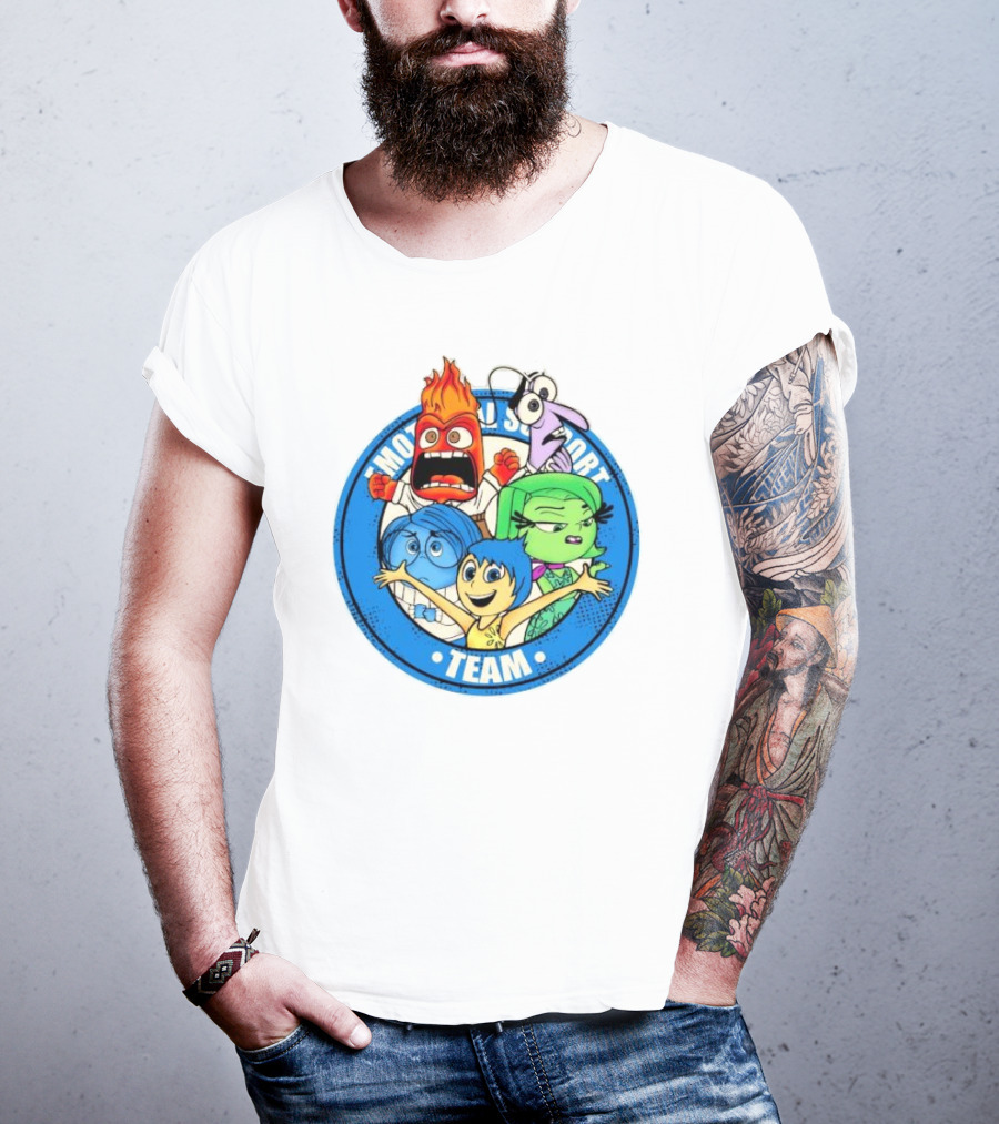 Emotional Support Team Inside Out Characters Riley's Emotions T-Shirt
