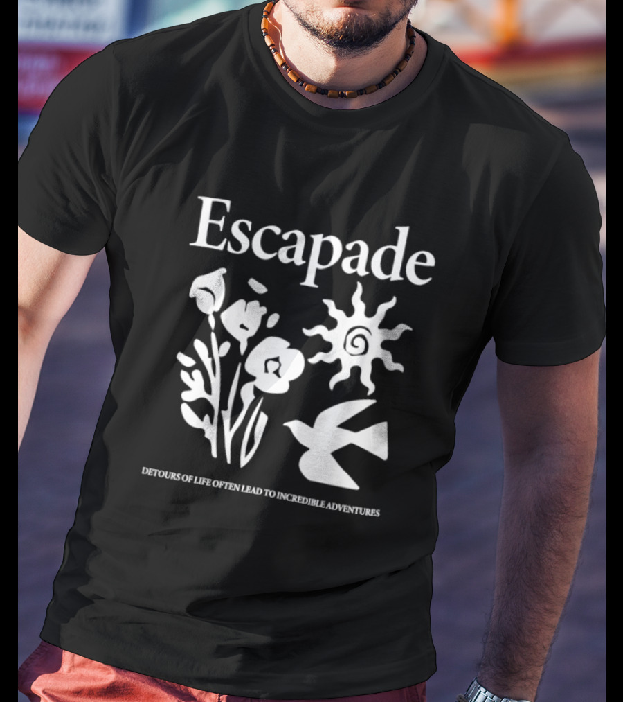 Escapade Sunflower Bird Journey Detours Of Life Often Lead To Incredible Adventures T-Shirt