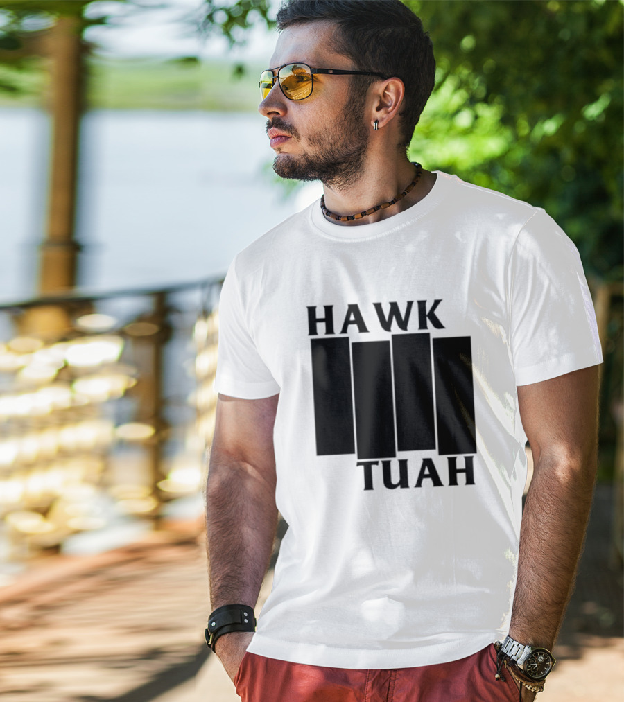 Hawk Tuah Black Flag T-Shirt