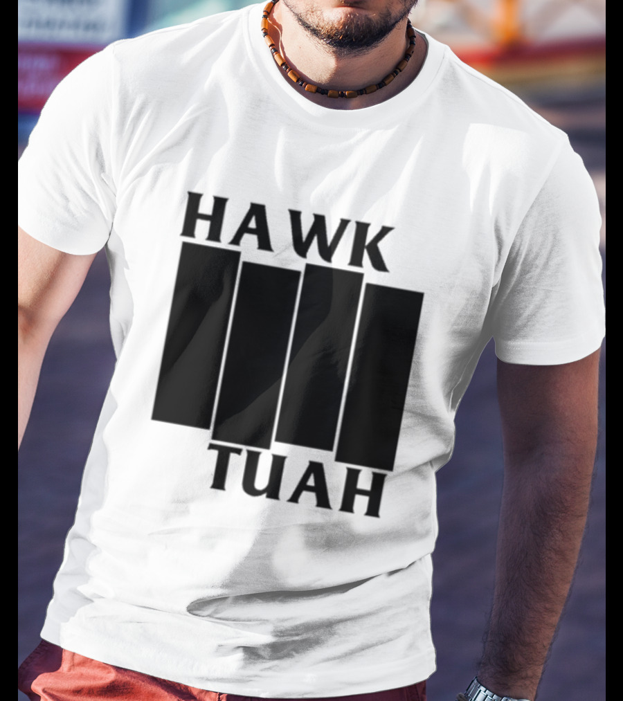 Hawk Tuah Black Flag T-Shirt