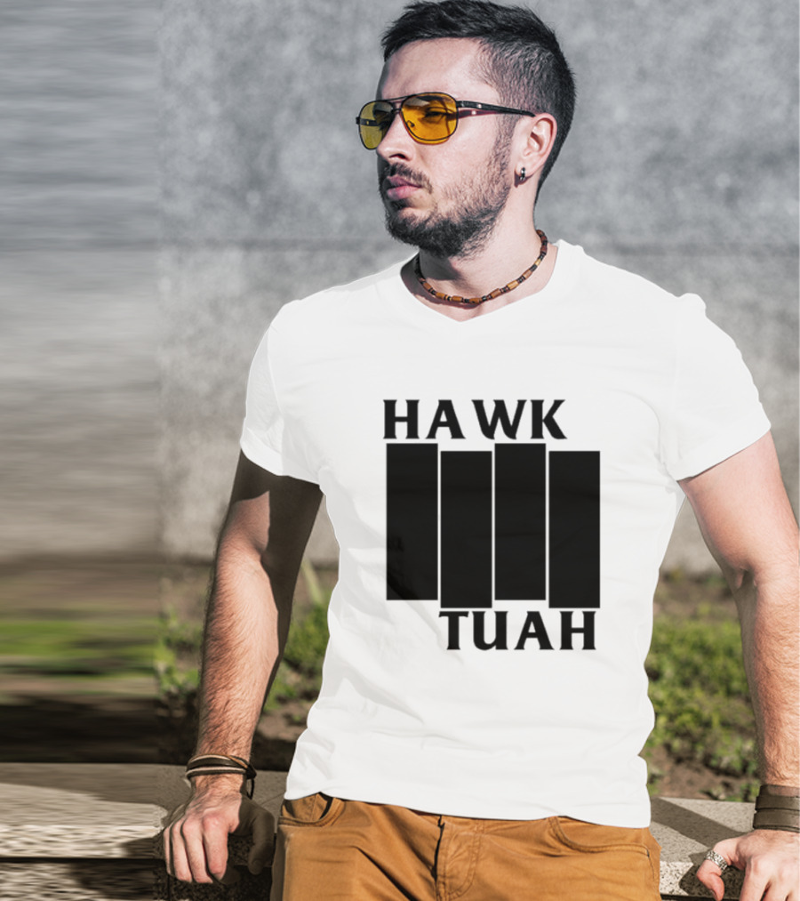 Hawk Tuah Black Flag T-Shirt