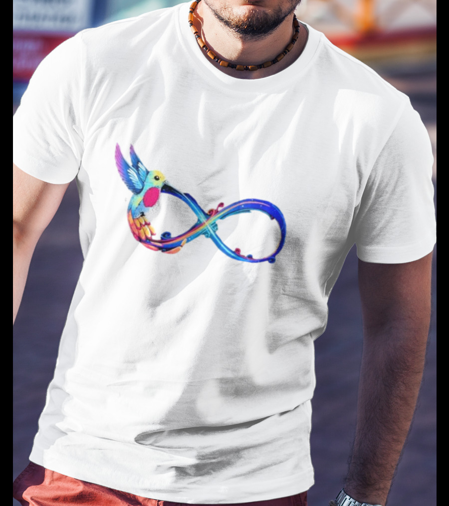 Infinity Colorful Bird T-Shirt