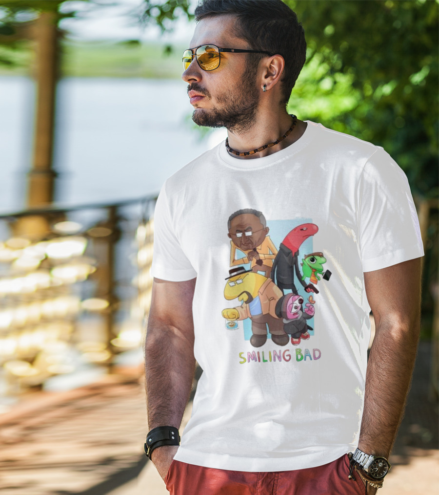 Smiling Bad Characters Joolianee Inspired Cartoon T-Shirt