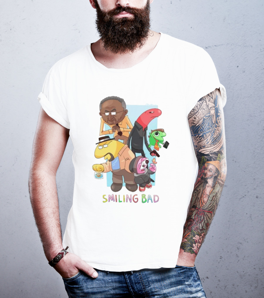 Smiling Bad Characters Joolianee Inspired Cartoon T-Shirt