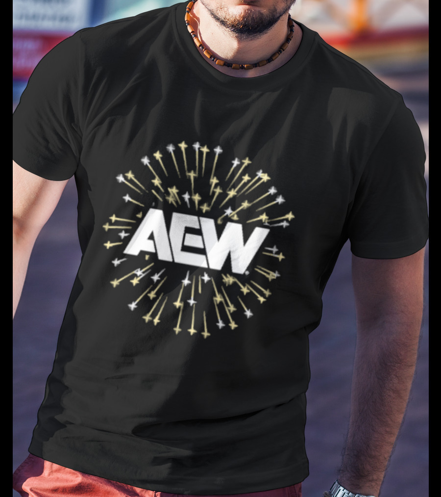 AEW Firework Burst T-Shirt