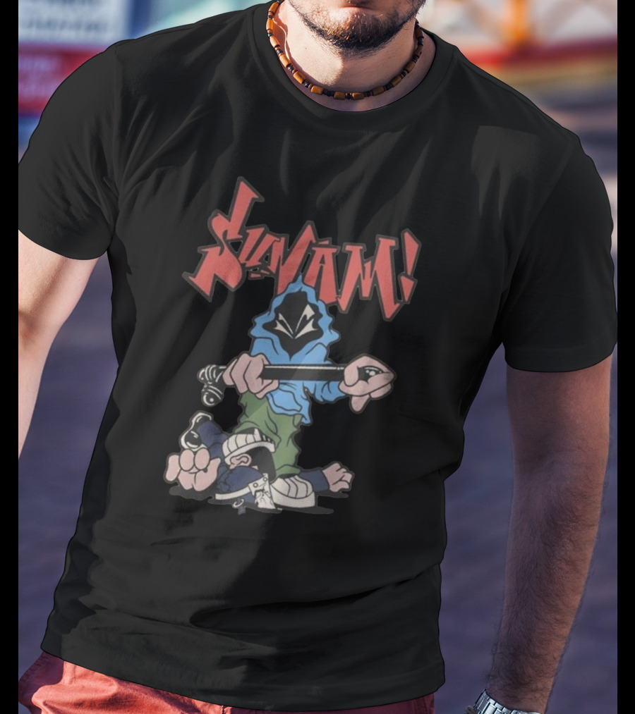 SunamI Billy Club Hoodie Character With Bat T-Shirt