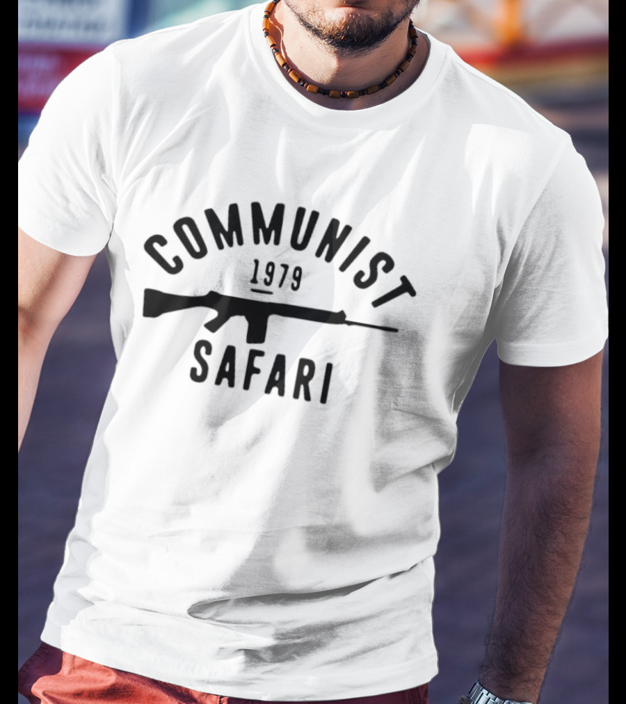 COMMUNIST SAFARI 1979 AK-47 T-Shirt