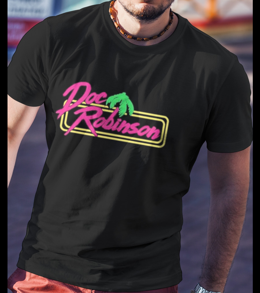 Doc Robinson Palm Neon T-Shirt