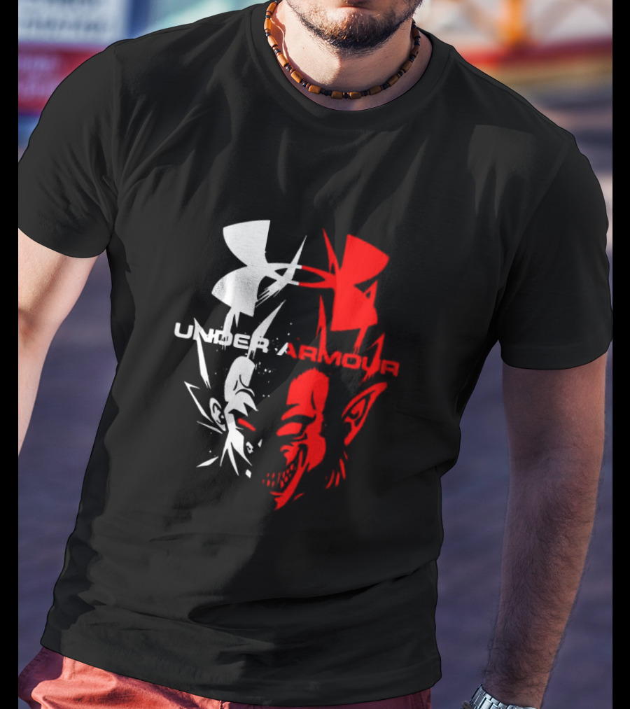 Vegeta Dual Face Under Armour Dragon Ball T-Shirt
