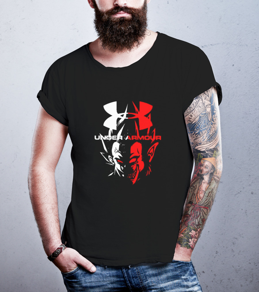 Vegeta Dual Face Under Armour Dragon Ball T-Shirt