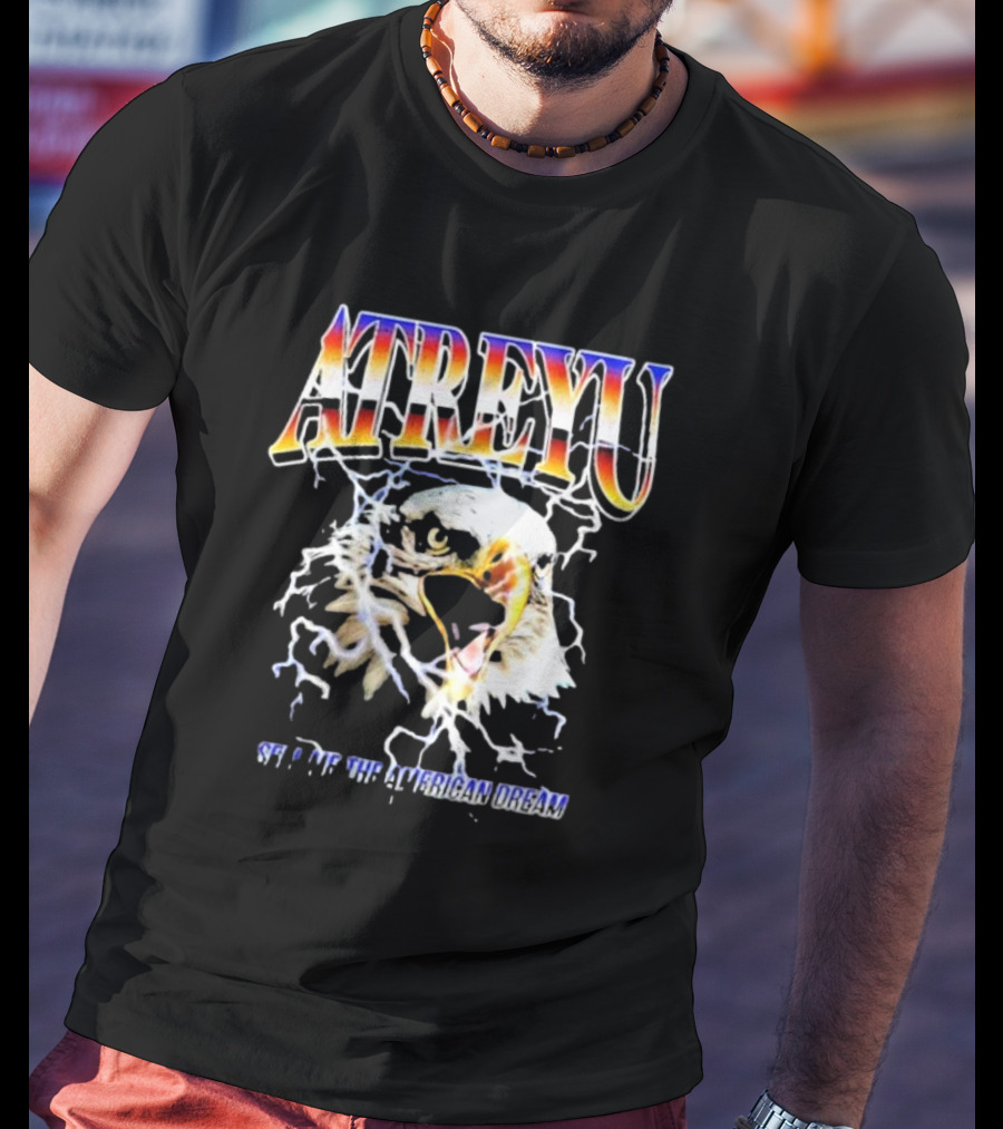 ATREYU Set Me The American Dream Eagle Lightning T-Shirt