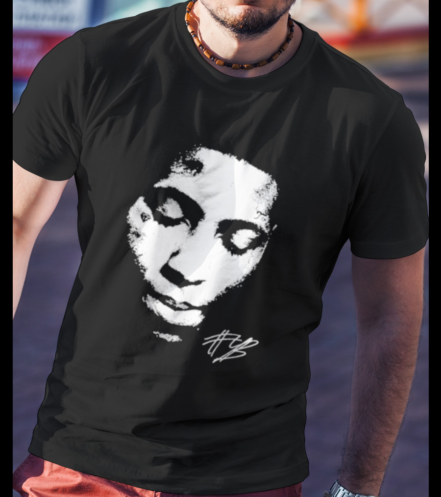 Never Broke Again Lonely Child NBA YoungBoy Signature Black And White Face T-Shirt