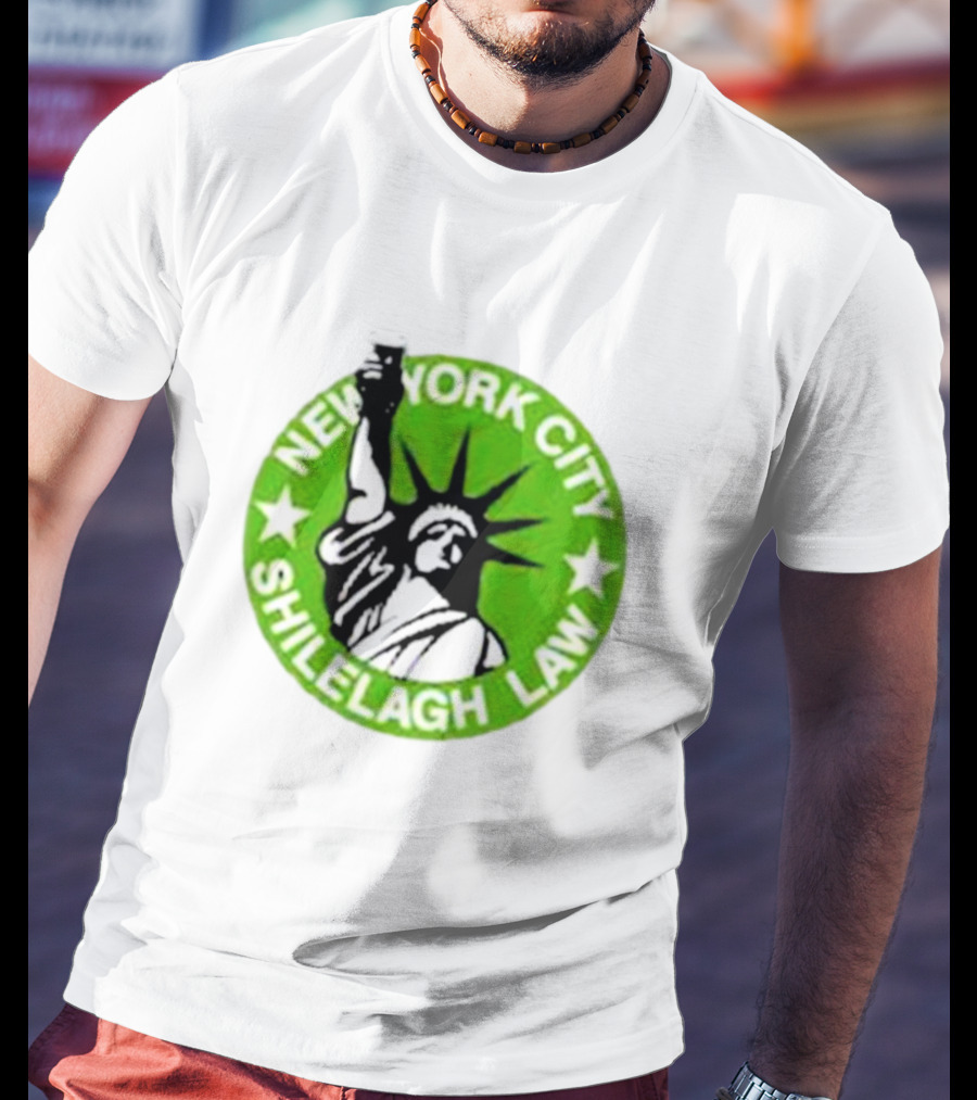 New York City Shilelagh Law Statue Of Liberty Beer T-Shirt