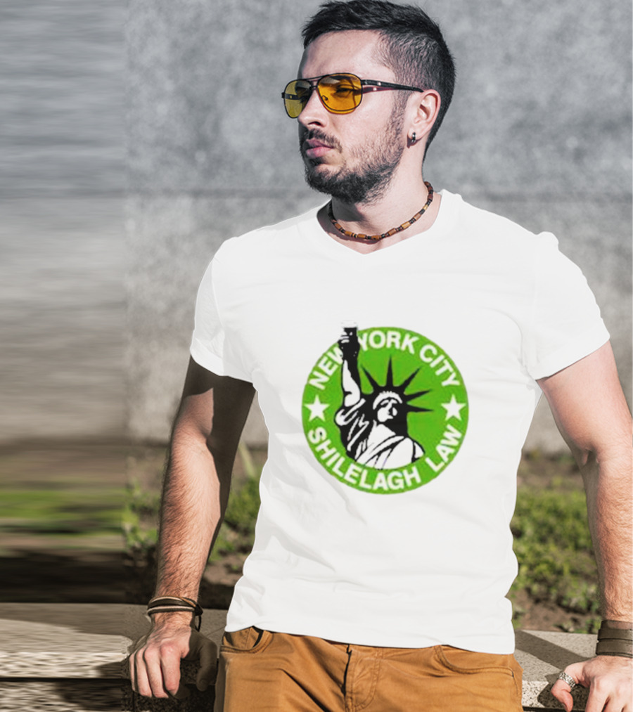 New York City Shilelagh Law Statue Of Liberty Beer T-Shirt