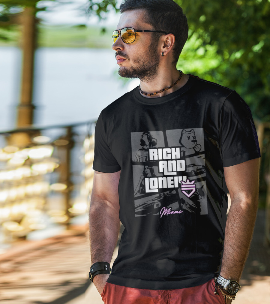 Rich And Lonely Miami T-Shirt