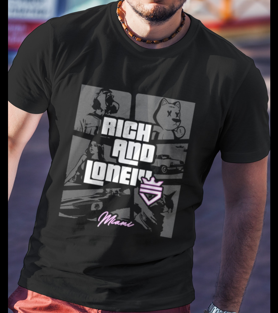 Rich And Lonely Miami T-Shirt