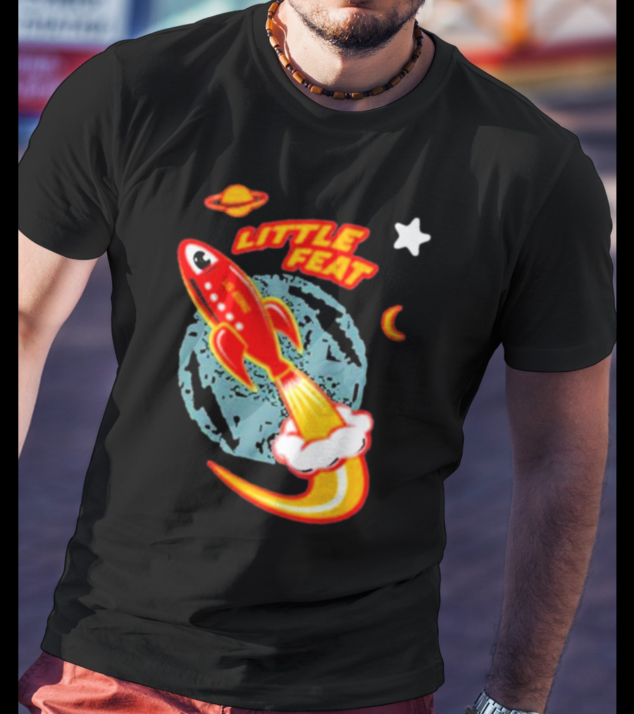 Little Feat Rocketship Planetary Adventure T-Shirt