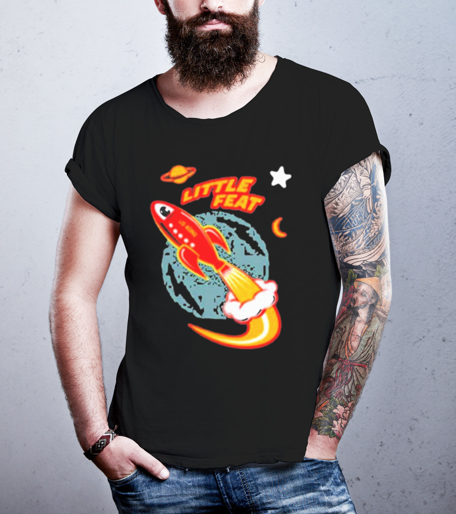 Little Feat Rocketship Planetary Adventure T-Shirt