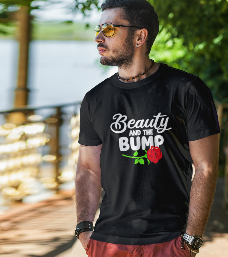 Beauty And The Bump Rose T-Shirt