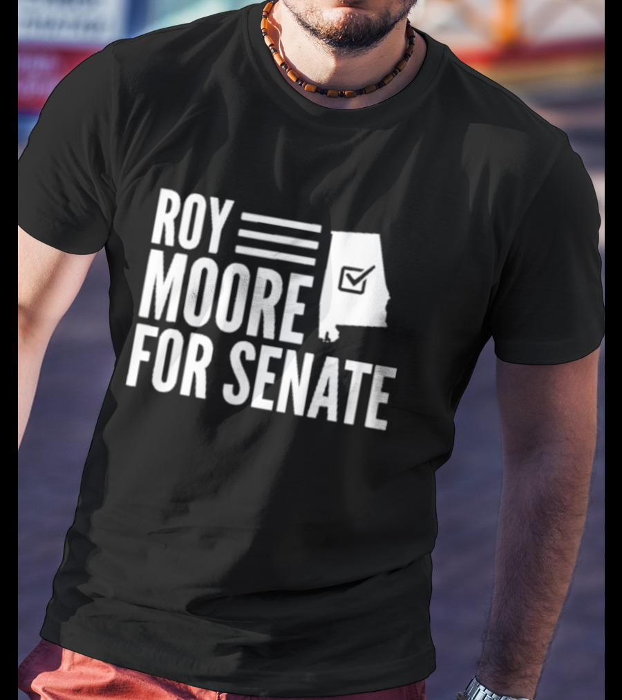Roy Moore For Senate Alabama Checkmark Icon Campaign T-Shirt