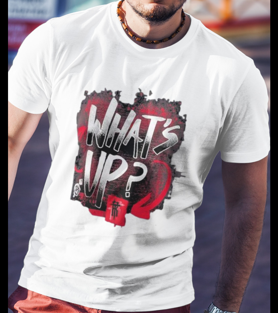 What's Up Bold Graphic R-Truth T-Shirt