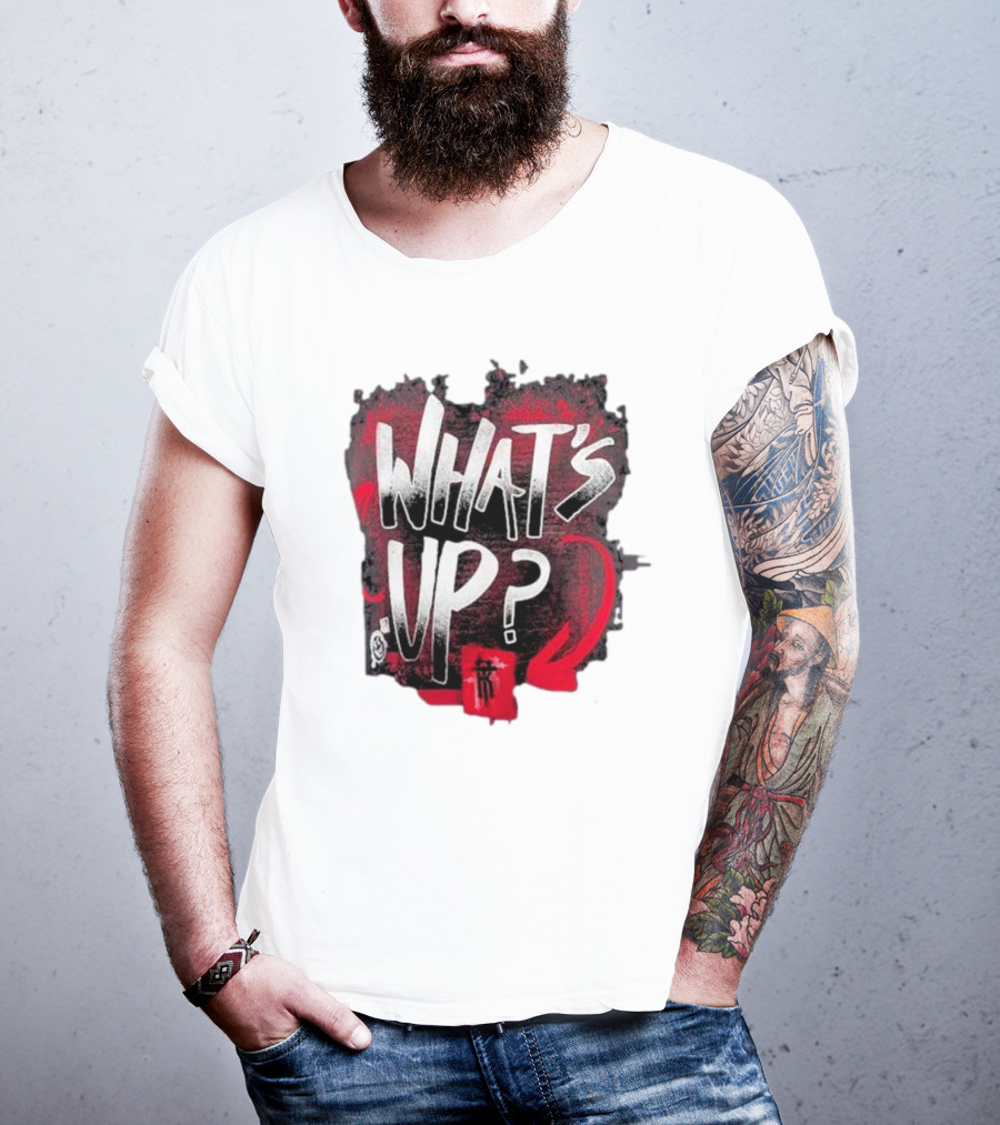 What's Up Bold Graphic R-Truth T-Shirt