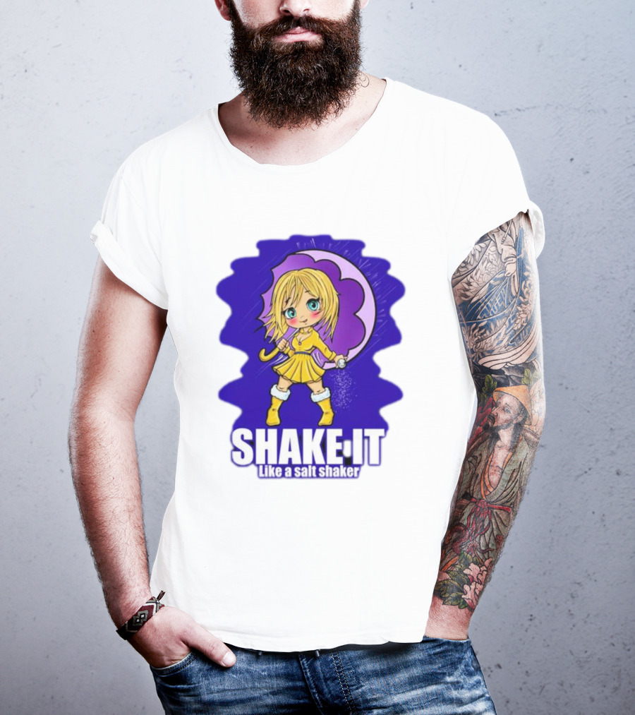SHAKE IT Like A Salt Shaker Anime Girl T-Shirt