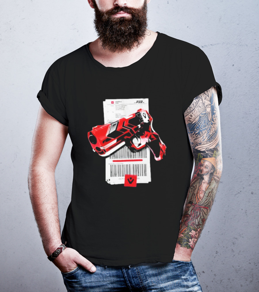 Sentinels Pistol Barcode PSD Capsule T-Shirt