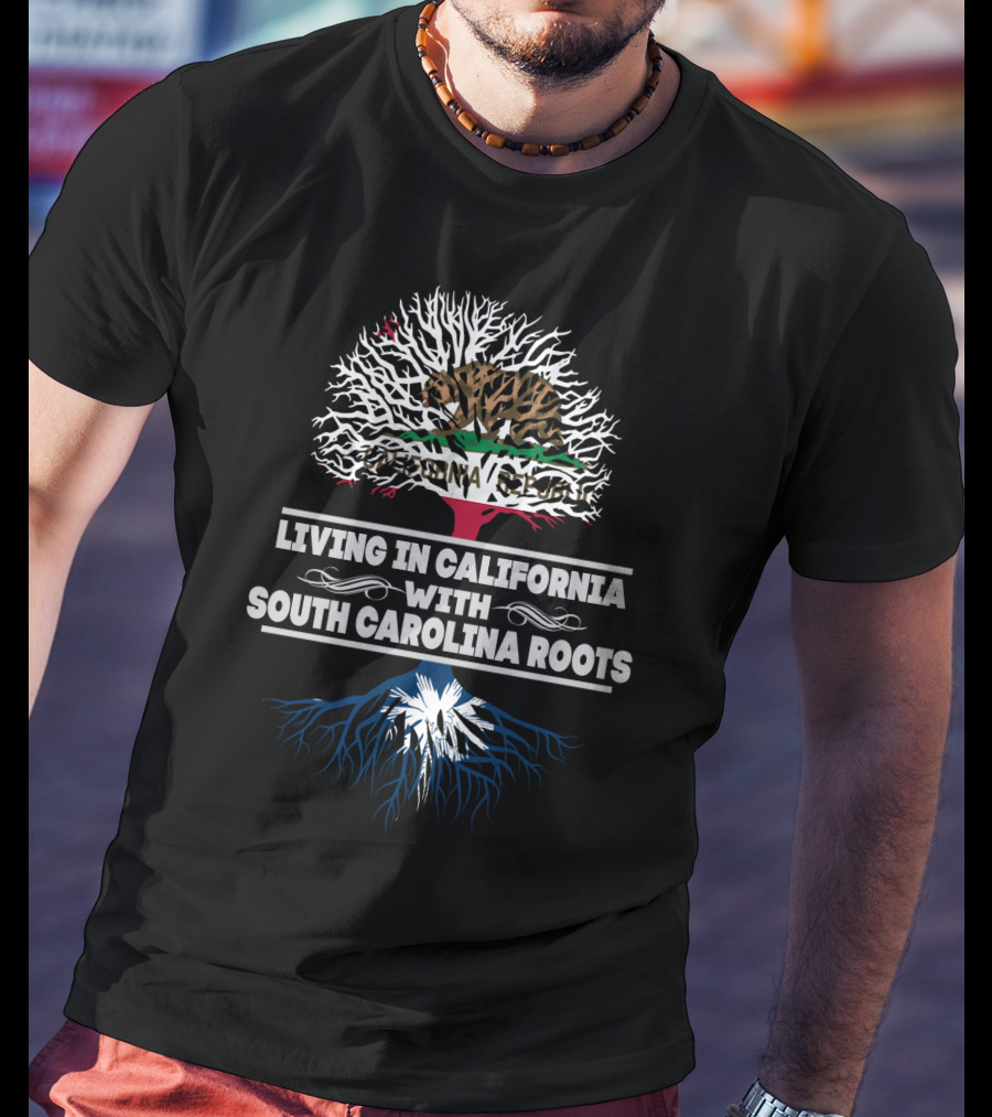 Dual Identity: California Republic Heritage With Deep South Carolina Roots Connection T-Shirt