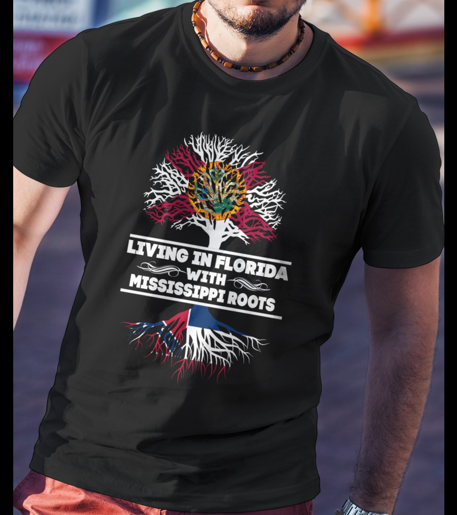 Florida State Pride With Mississippi Heritage Tree T-Shirt