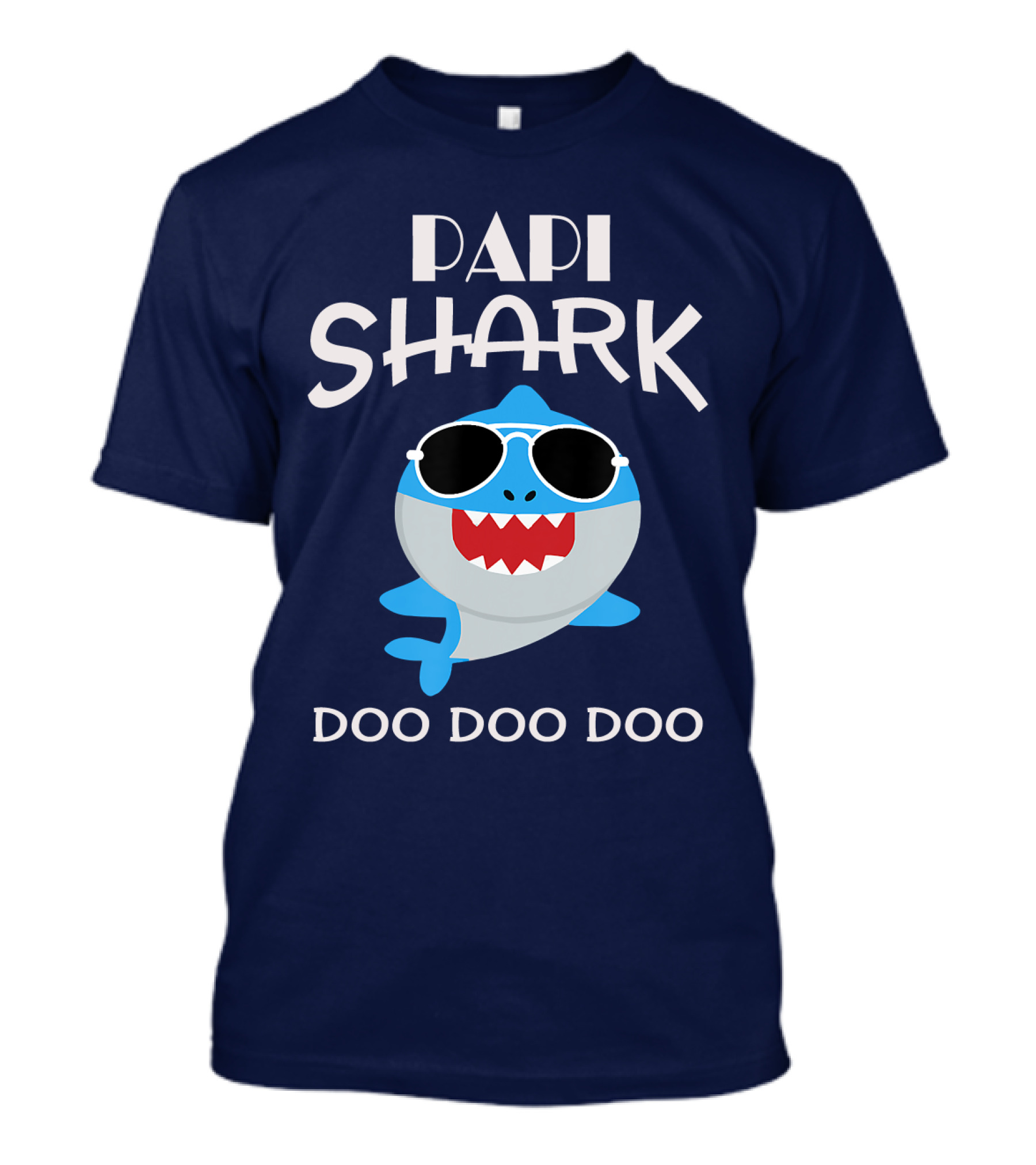 Papi Shark Doo Doo Doo Sunglasses Fun T-Shirt