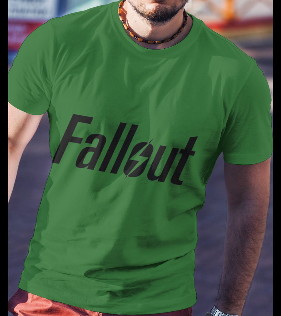 Fallout Logo Green Background T-Shirt