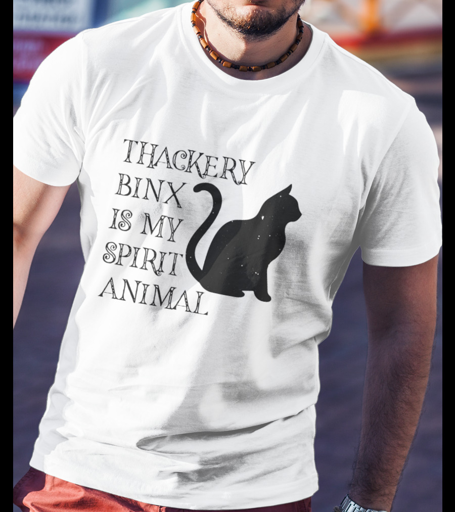 Thackery Binx Is My Spirit Animal Cat T-Shirt