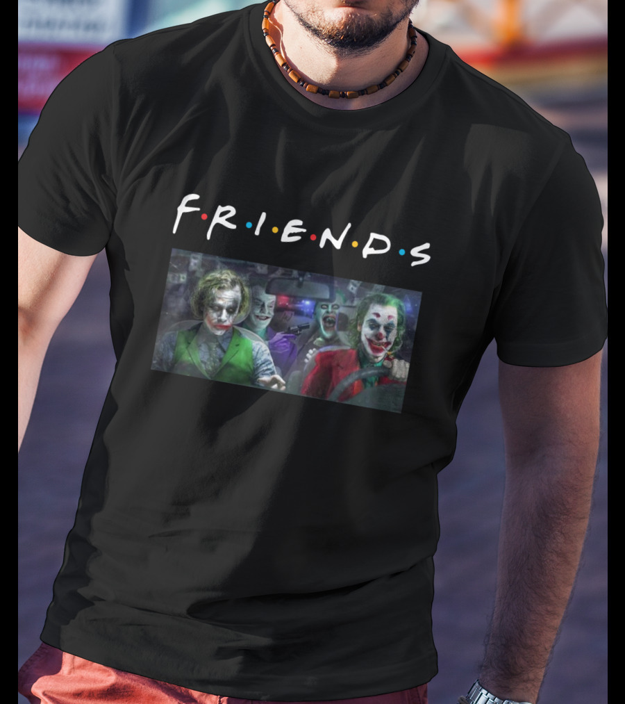 Joker Characters Friends TV Show T-Shirt