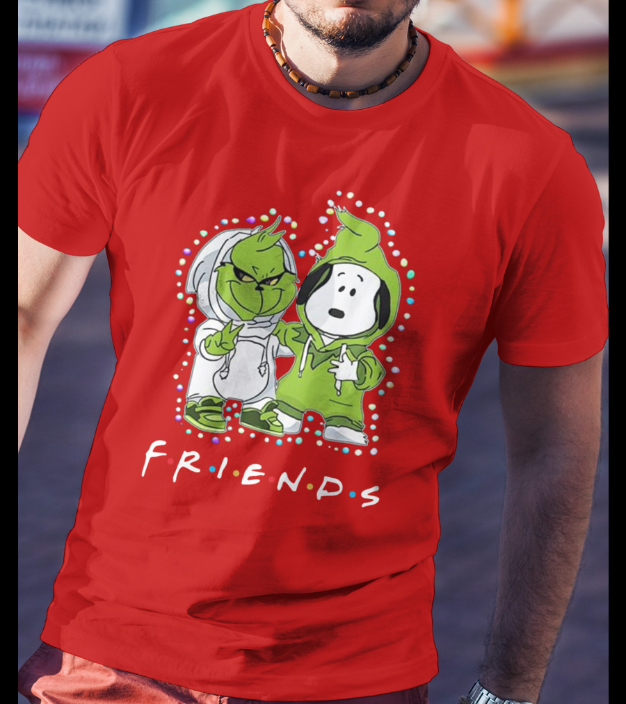Baby Snoopy And Grinch Friends TV Show Hoodie Characters T-Shirt