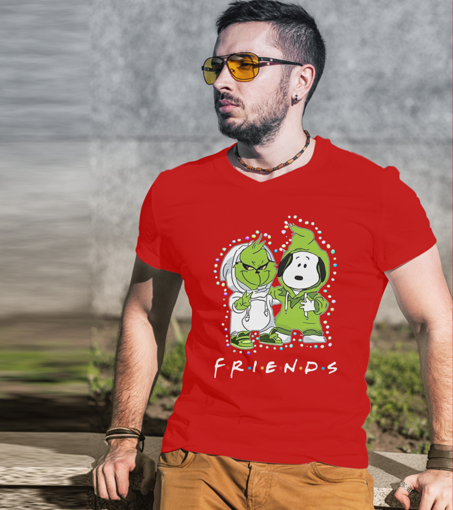 Baby Snoopy And Grinch Friends TV Show Hoodie Characters T-Shirt