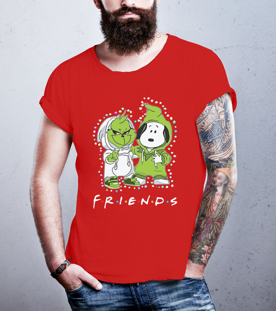 Baby Snoopy And Grinch Friends TV Show Hoodie Characters T-Shirt