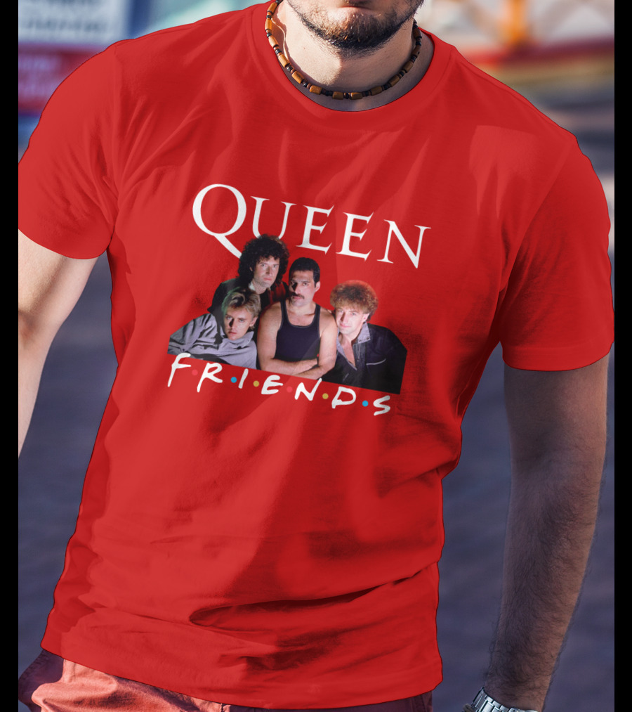 Queen Band Friends TV Show Mashup T-Shirt