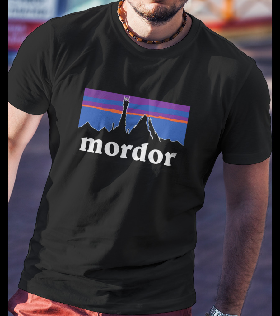 Mordor Eye Of Sauron Sunset Landscape T-Shirt