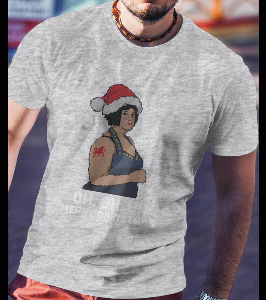 Nessa Oh Oh Oh Merry Christmas Santa Hat Jumper T-Shirt