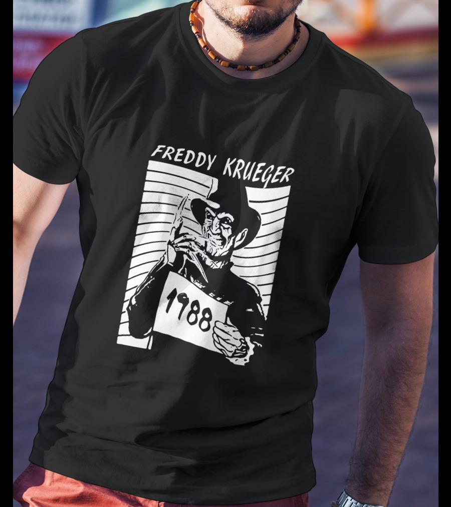 Freddy Krueger 1988 Iconic Horror Figure T-Shirt