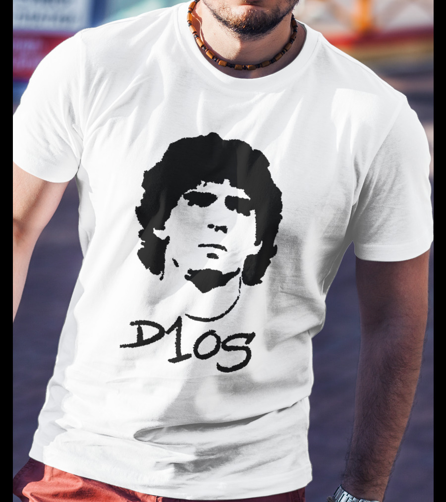 Diego Maradona D1OS Iconic Portrait Legend T-Shirt