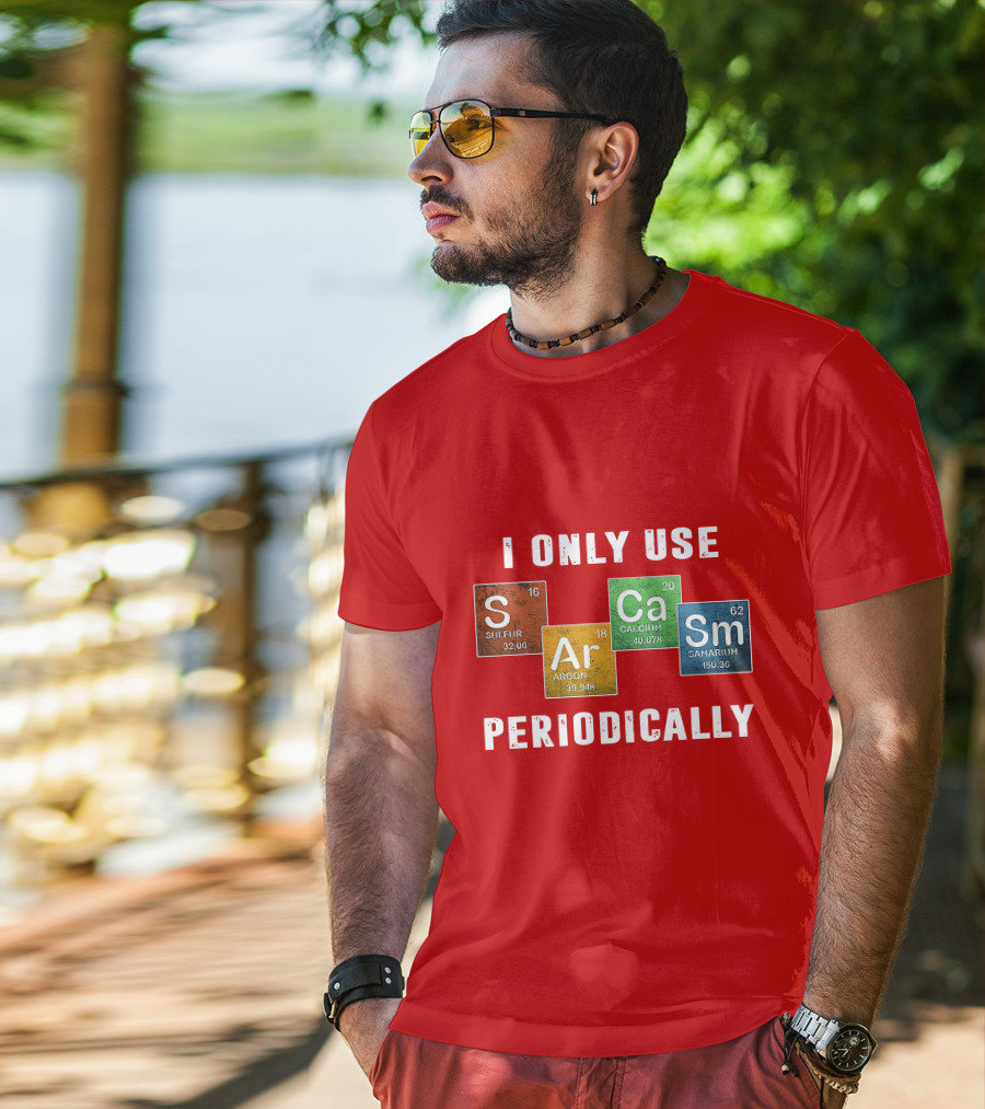 I Only Use S Ar Ca Sm Periodically Sulfur Argon Calcium Samarium T-Shirt