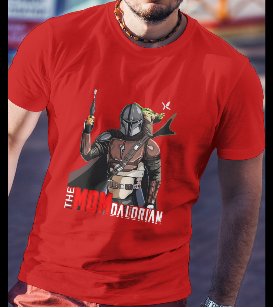 The Mom Dalorian Baby Yoda T-Shirt