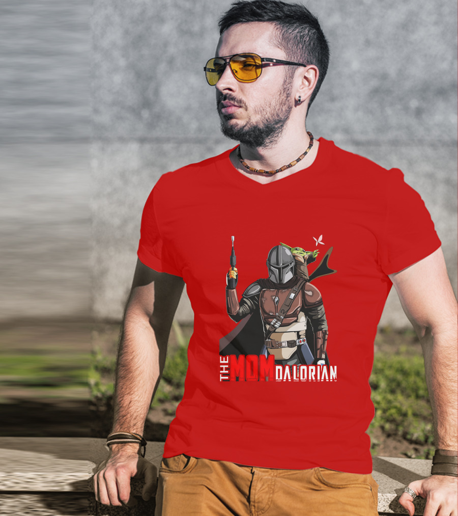 The Mom Dalorian Baby Yoda T-Shirt